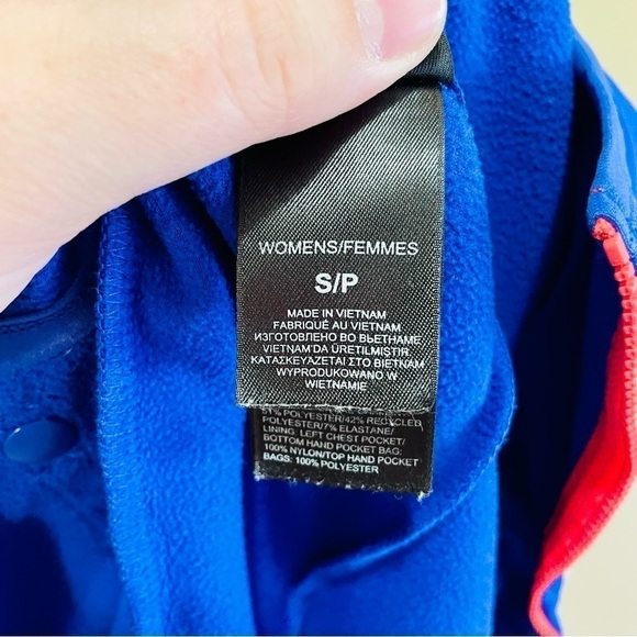 The North Face Blue Hooded Athletic Jacket Small - Picture 6 of 9